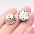 16.7x16.7x9.2mm 2.3g Multi Color Zinc Alloy Cone Bead Caps for DIY Tassel Necklace Bracelet Jewelry