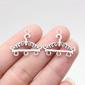 23x20mm 0.8g Multicolor Zinc Alloy Hanger Earring Connector Charm for DIY Earring Jewelry Making