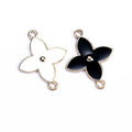 27x21mm Zinc Alloy Four Leaf Clover Charm Pendant for DIY Necklace Bracelet Jewelry Making