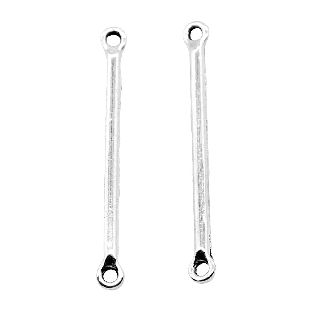 2x24mm 0.3g Multicolor Zinc Alloy Bar Connector Charm for DIY Necklace Bracelet Making