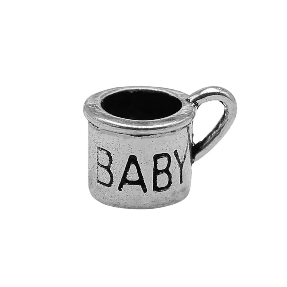 12mm 1.4g Multicolor Zinc Alloy Cup Charm Pendant for DIY Bracelet Necklace Jewelry Making