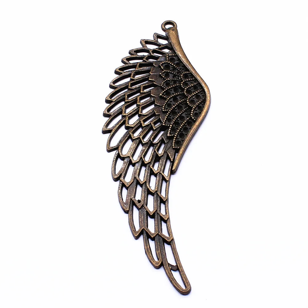 108mm 18.3g Multicolor Zinc Alloy Large Wing Charm Pendant for DIY Necklace Bracelet Jewelry Making