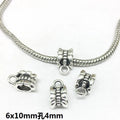 Antique Silver Zinc Alloy Three Way Spacer Beads Connector for DIY Bracelet Necklace