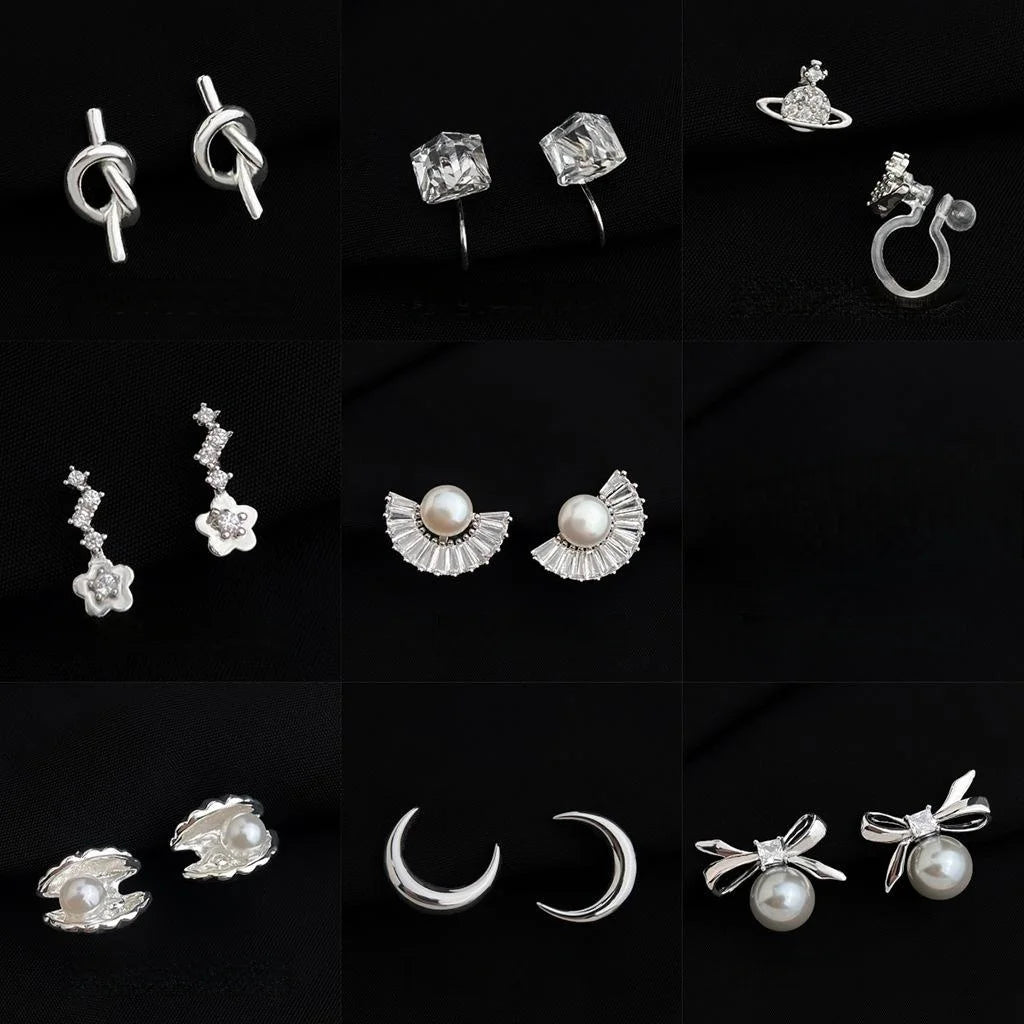 Thick Gold Plated Copper Spiral Clip On Drop Earrings For Women Minimalist Fashion Jewelry