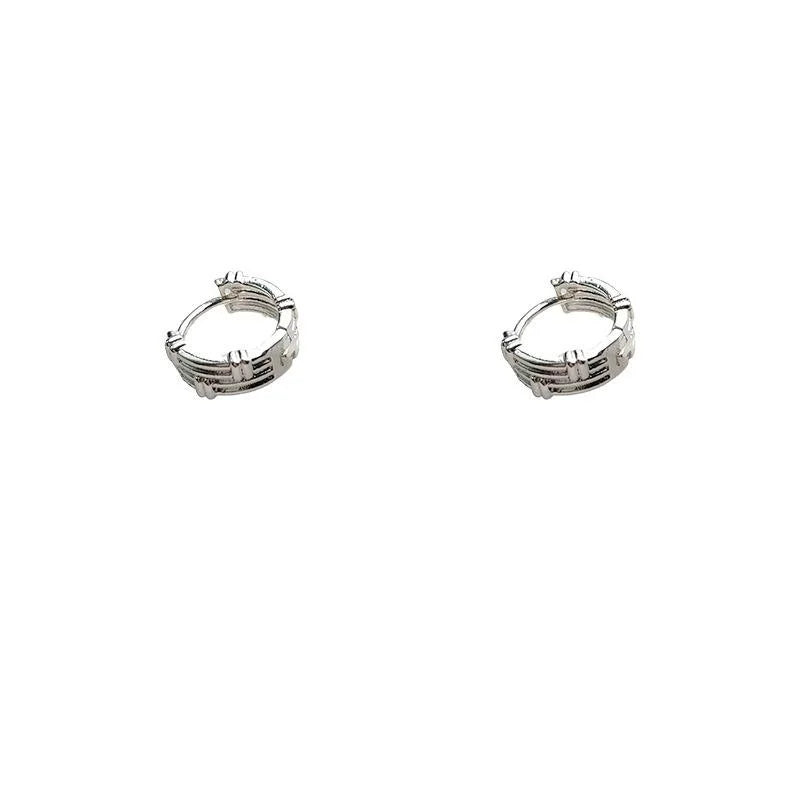 Light Luxury Minimalist Copper Rope Knot Hoop Drop Earrings for Women