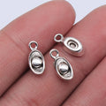 4x12mm 0.65g Multicolor Zinc Alloy Yuanbao Ingot Charm Pendant for DIY Fortune Jewelry Making