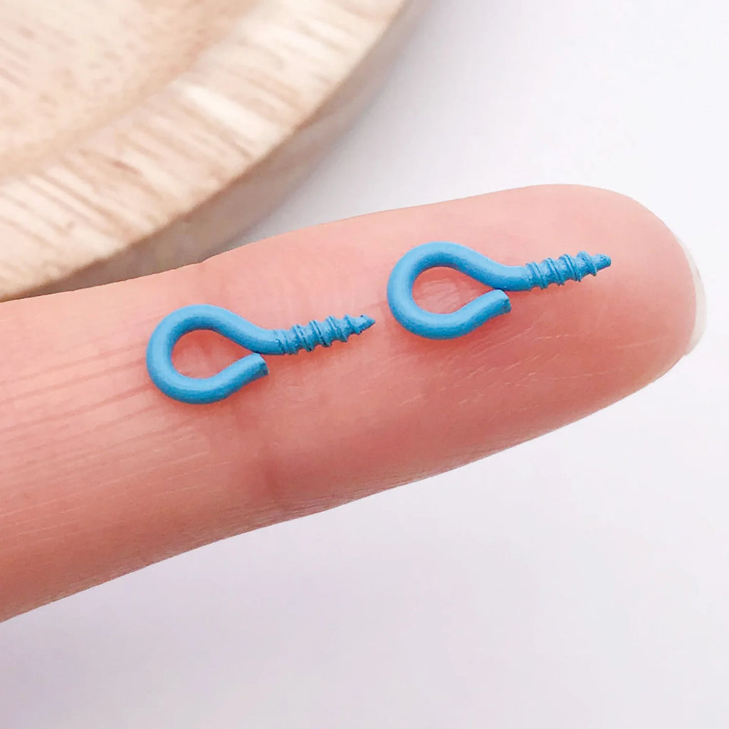 Iron Screw Eye Pins Hooks for DIY Jewelry Accessories
