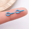 Enamel Coated Iron Horn Eye Pins for Doll, Toy and Jewelry DIY Findings