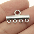 22x13mm 1g Antique Silver Zinc Alloy Simple Geometric Earring Connector Charms for DIY Earrings Making