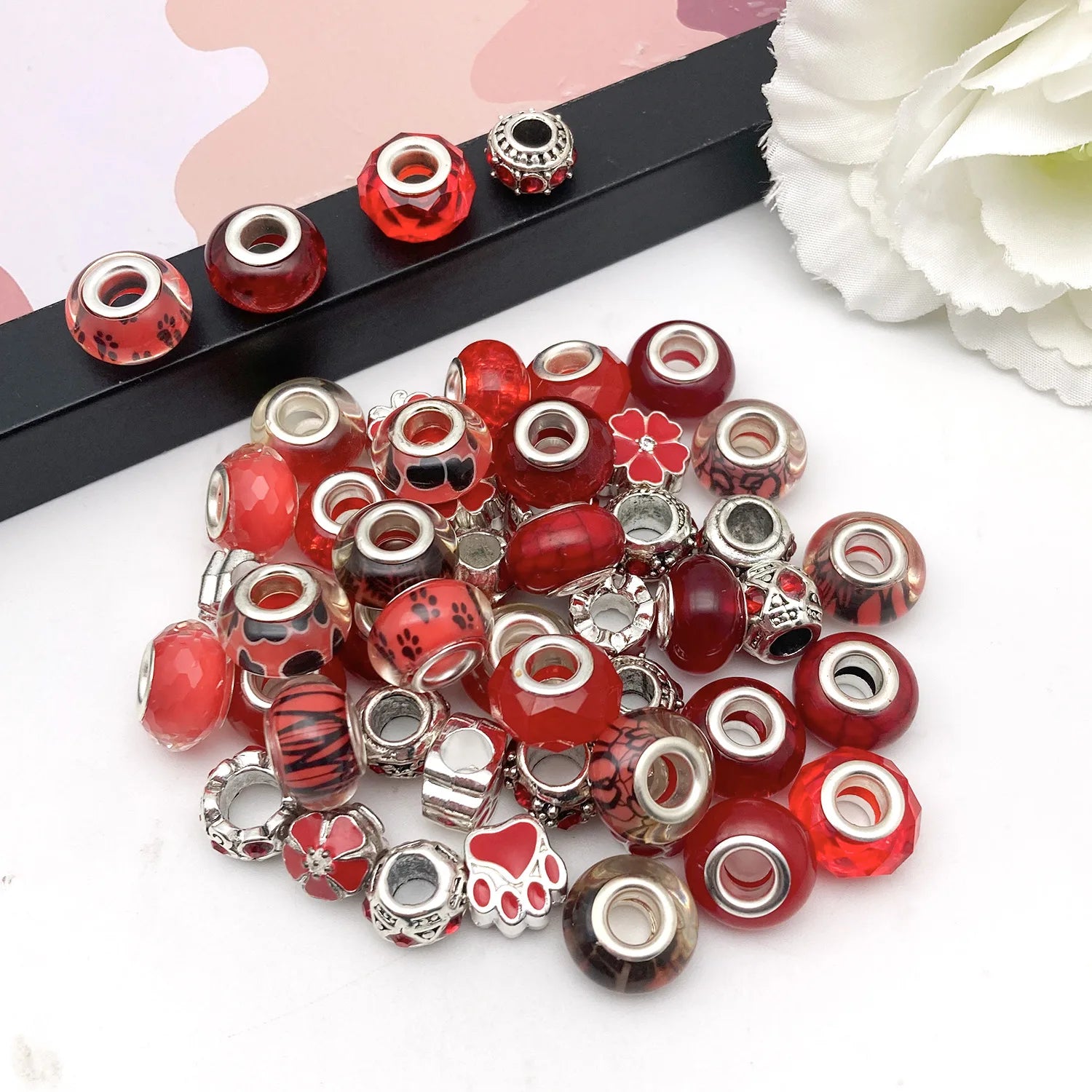 Resin Round Beads