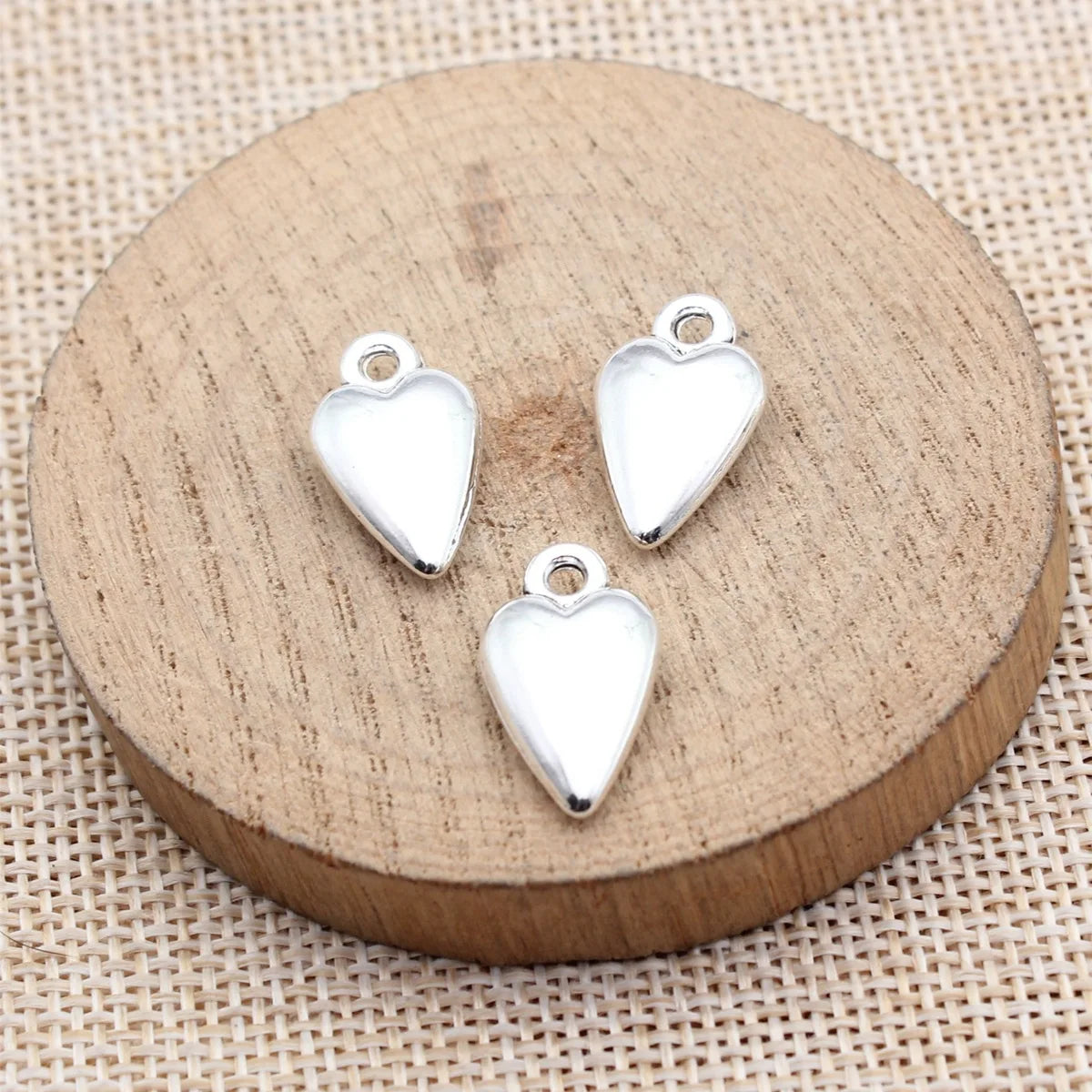 18x11x4.9mm 2.4g Multicolor Zinc Alloy Heart Charm Pendant for DIY Necklace Bracelet Jewelry Making