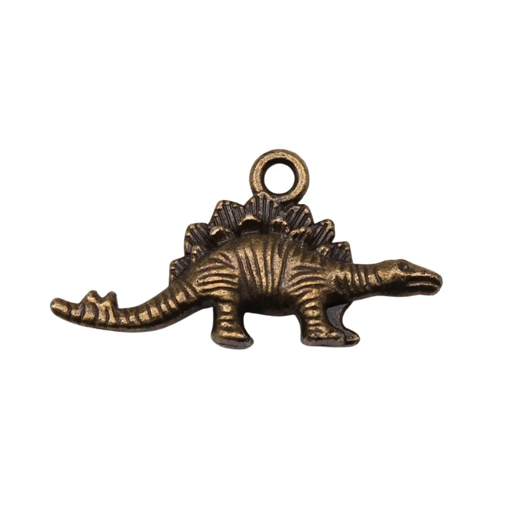 13x26mm 1.8g Multicolor Zinc Alloy Dinosaur Charm Pendant for DIY Bracelet Necklace Making