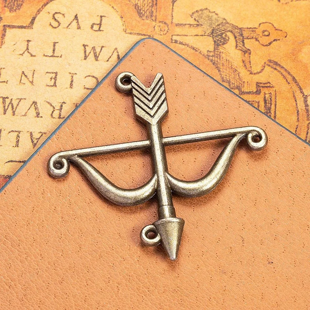 47x45MM Zinc Alloy Double Sided Charm Pendant for DIY Necklace Bracelet Jewelry Making