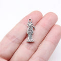 23x8mm 1.4g Antique Silver Zinc Alloy Grim Reaper Scythe Charm Pendant for DIY Gothic Jewelry