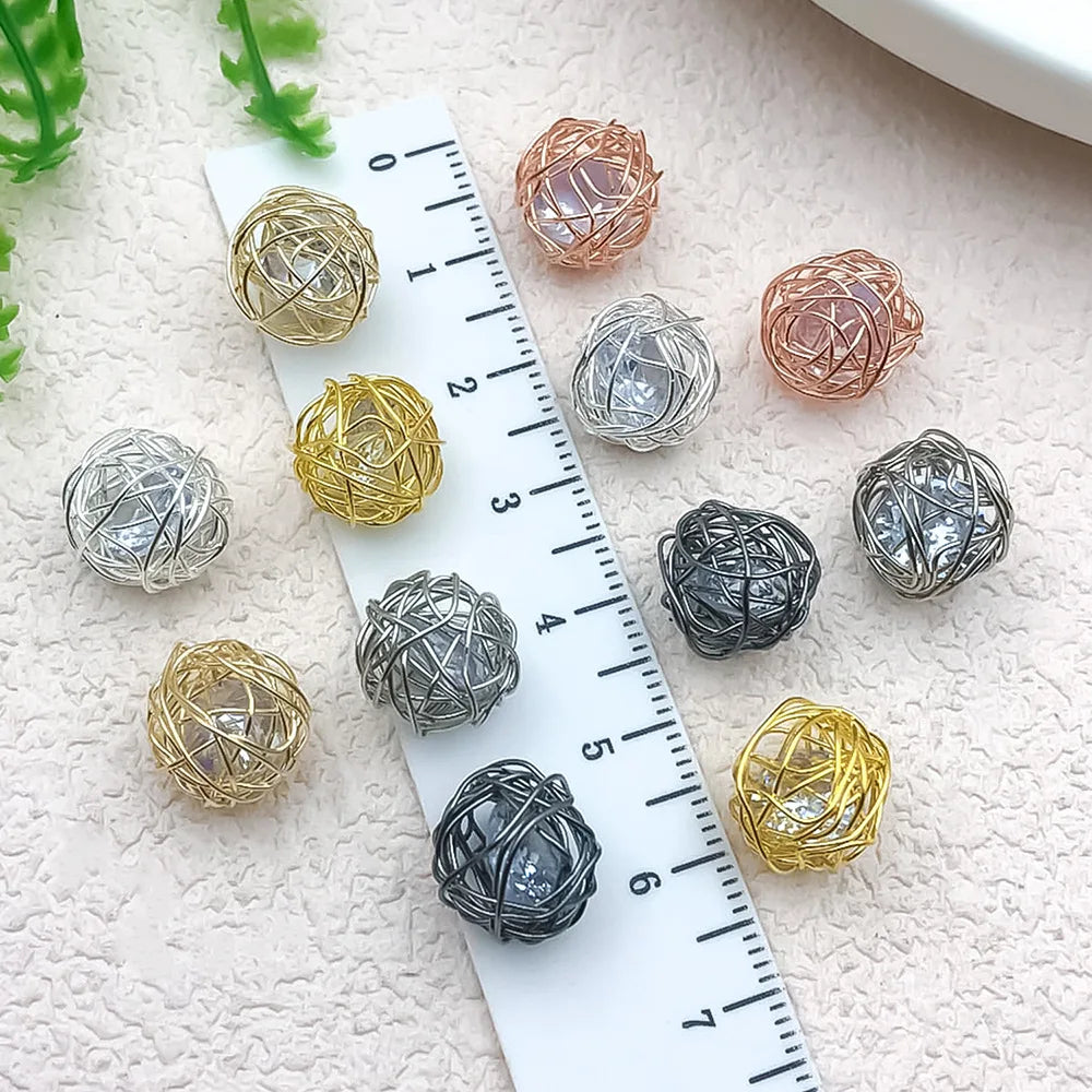 Iron Hollow Beads