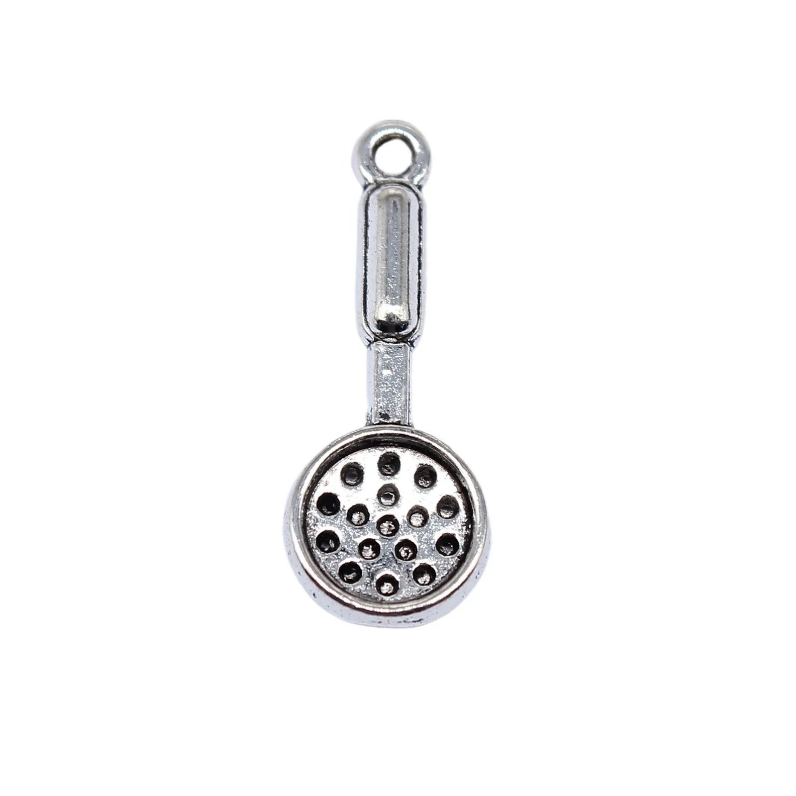 20x8mm 0.5g Antique Silver Zinc Alloy Skimmer Spoon Charm Pendant for DIY Necklace Bracelet Making