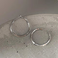 Sweet Cool Silver Plated Metal Geometric Round Hoop Earrings Statement Ear Cuffs