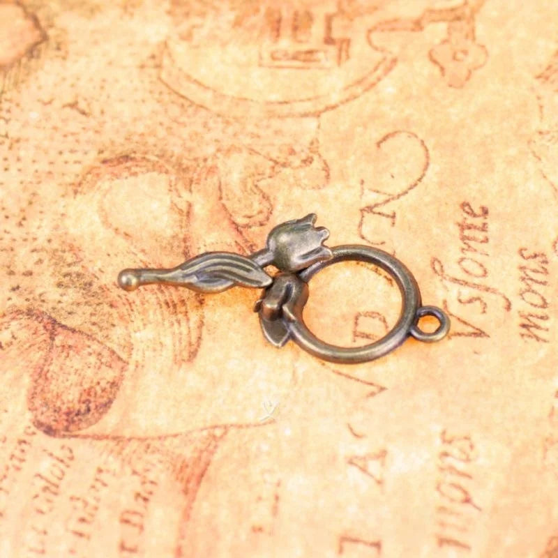 14MM Zinc Alloy Charm Pendant for DIY Necklace Bracelet Jewelry Making