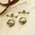 17MM Antique Silver Zinc Alloy Rose Charm Pendant for DIY Necklace Bracelet Jewelry Making