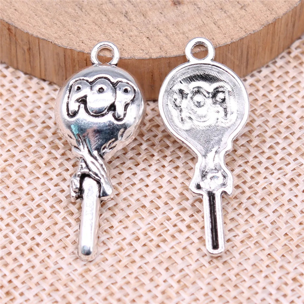 31x13mm 1.65g Multicolor Zinc Alloy Lollipop Charm Pendant for DIY Necklace Bracelet Jewelry Making