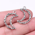 23x16mm 1.1g Antique Silver Zinc Alloy Moon Celestial Charm Pendant for DIY Necklace Bracelet Making