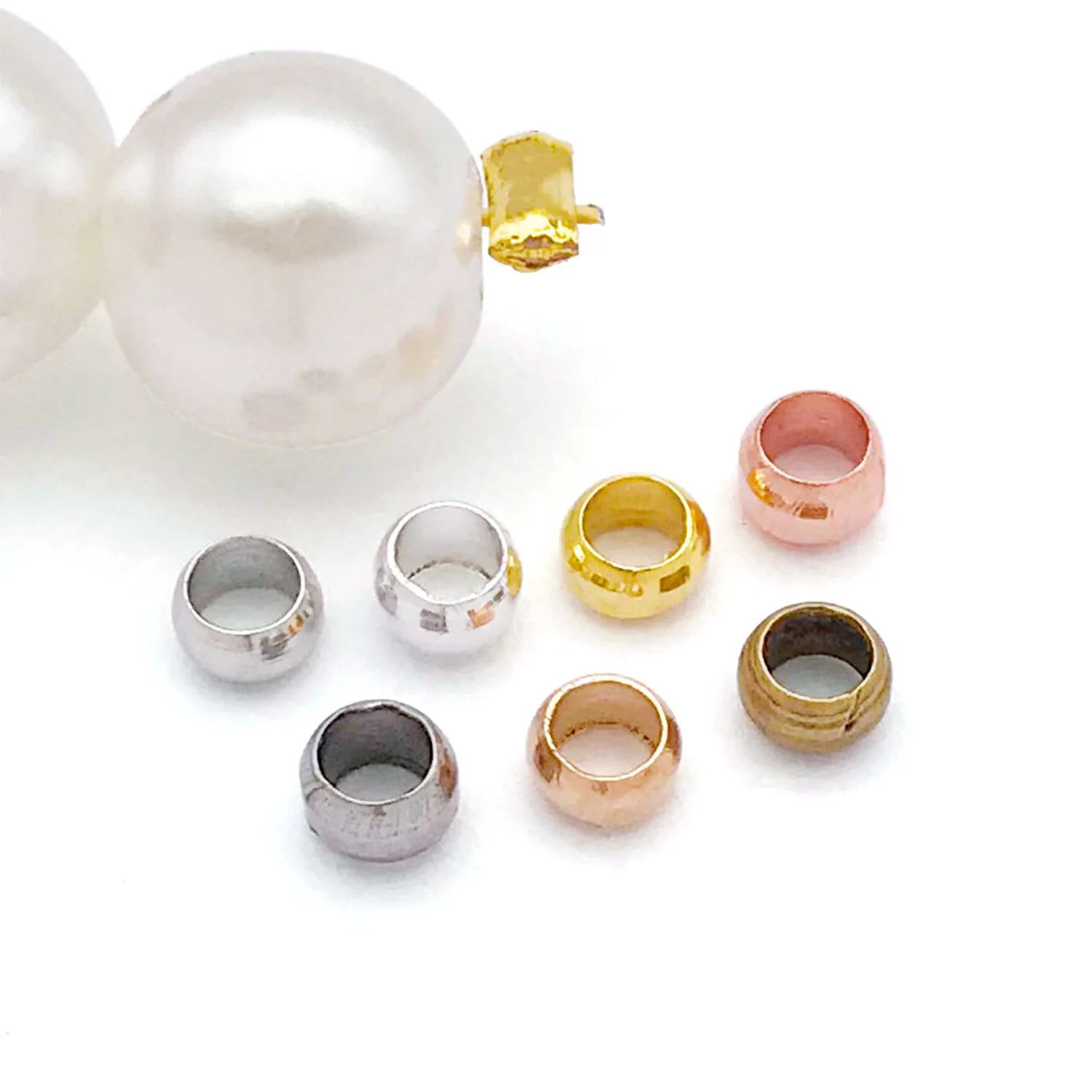 Copper Alloy Positioning Clamp Bead Spacer Bead for Bracelet Necklace Jewelry Making