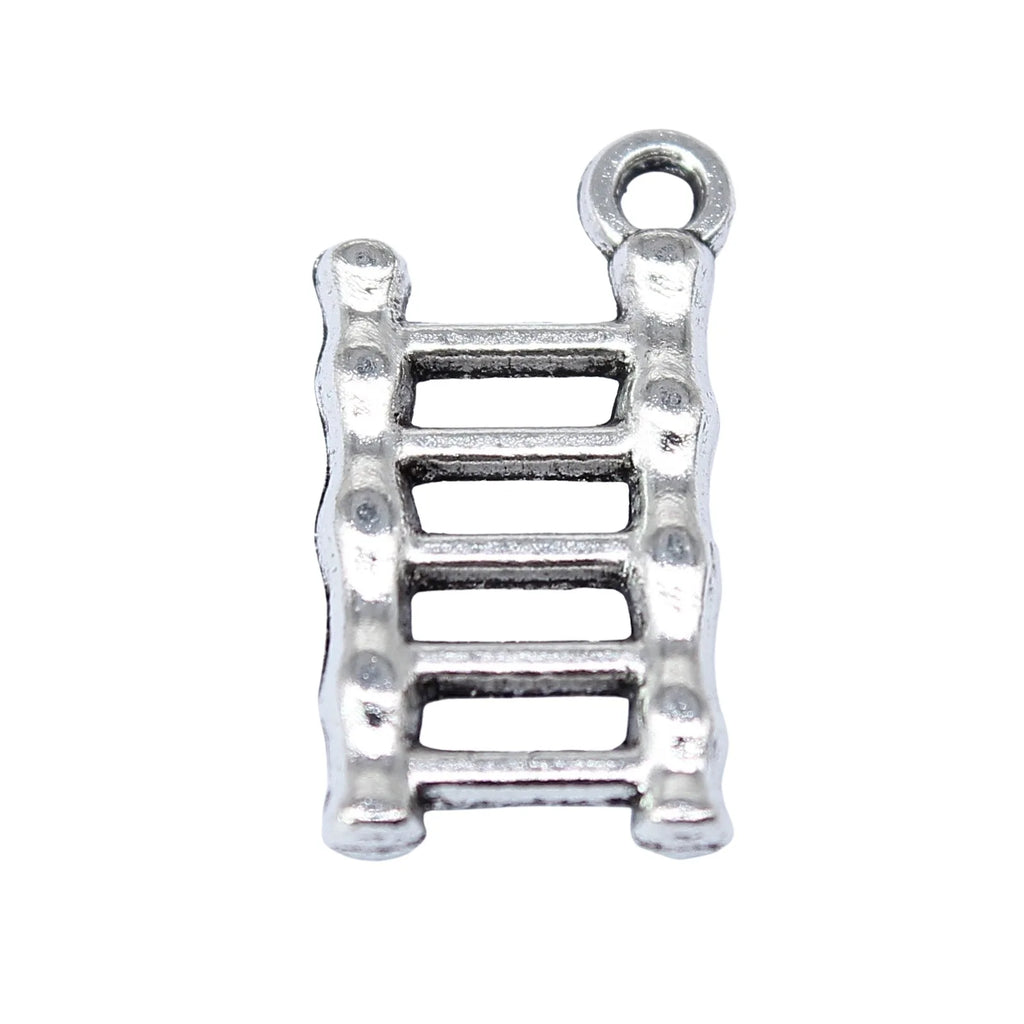 15x8mm 0.59g Antique Silver Zinc Alloy Ladder Charm Pendant for DIY Necklace Bracelet Jewelry Making