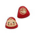 Enamel Zinc Alloy Smiling Zongzi Bead for DIY Bracelet Necklace