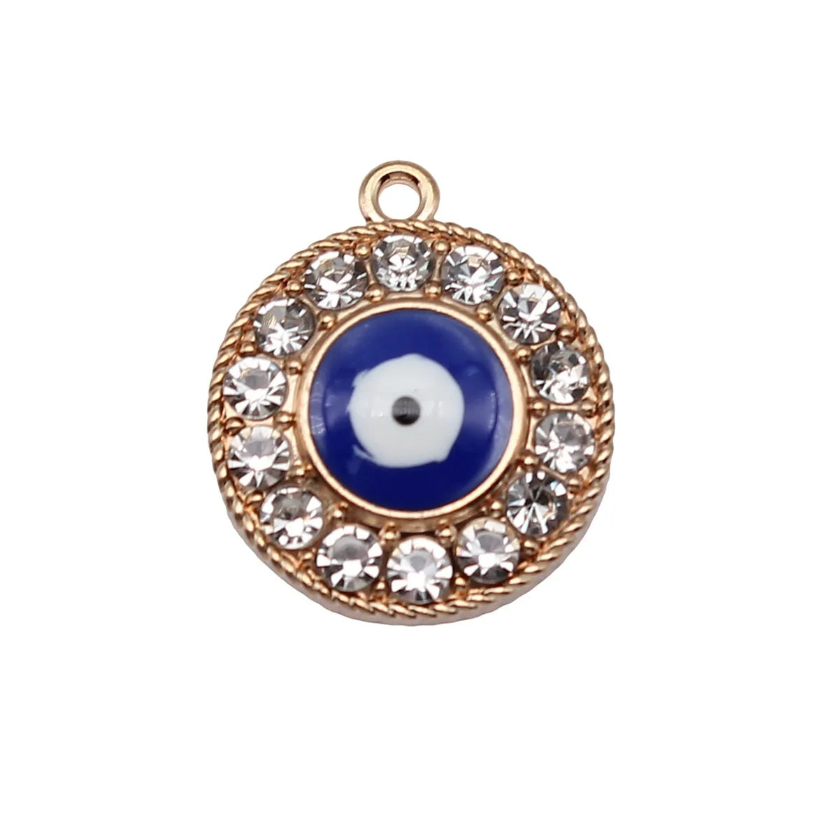 21x18mm 2g KC Gold Zinc Alloy Evil Eye Charm Pendant for DIY Necklace Bracelet Jewelry Making