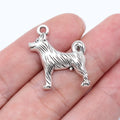 25x23mm 2.8g Antique Silver Tone Zinc Alloy Dog Charm Pendant for DIY Necklace Bracelet Jewelry