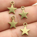 12x10mm 0.4g Multicolor Zinc Alloy Small Star Charm Pendant for DIY Necklace Bracelet Jewelry Making