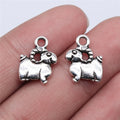 11x14mm 1.25g Antique Silver Zinc Alloy Sheep Charm Pendant for DIY Necklace Bracelet Jewelry Making