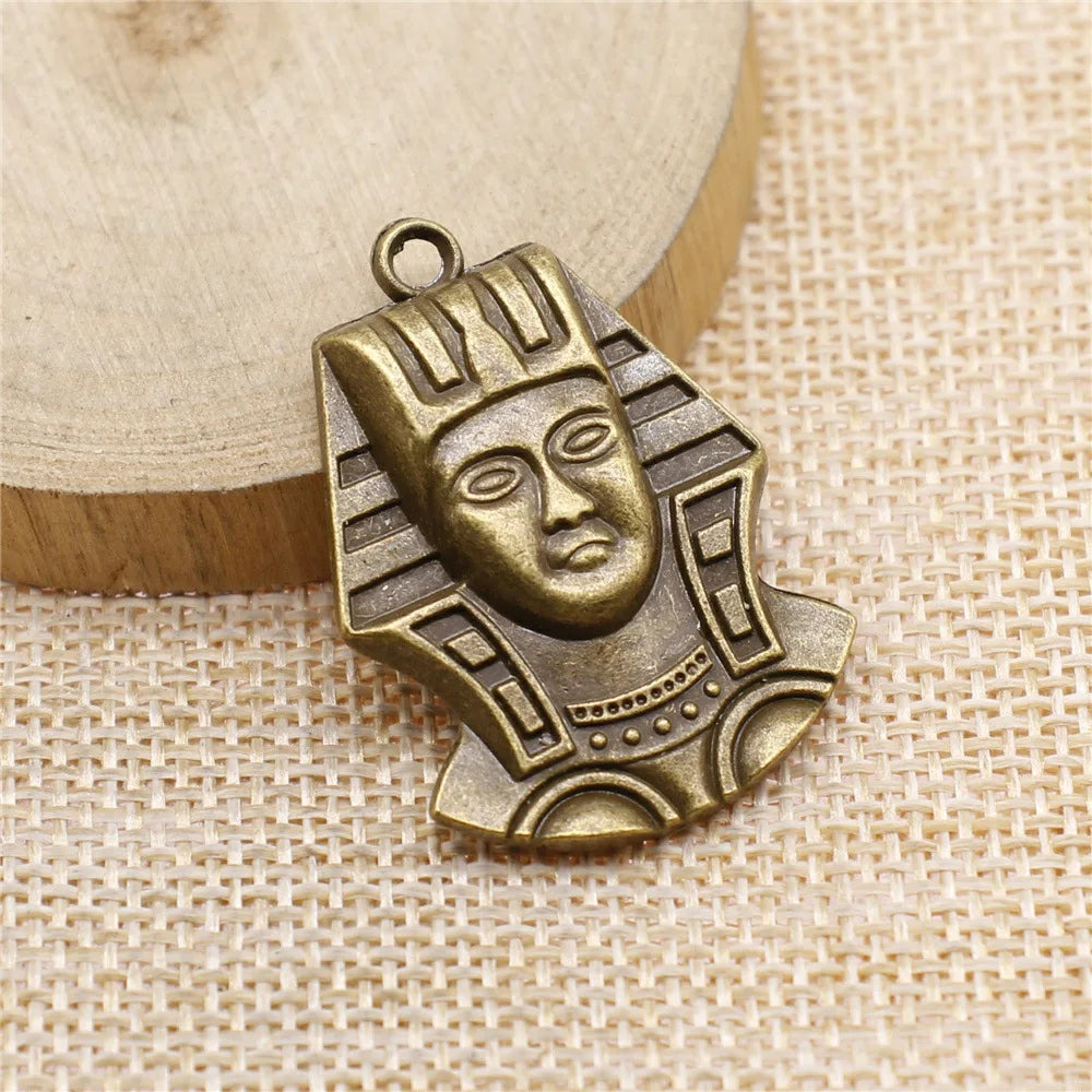 37x26mm 6g Multicolor Zinc Alloy Cleopatra Charm Pendant for DIY Necklace Bracelet Jewelry Making