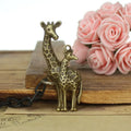 55x20MM Antique Silver Zinc Alloy Giraffes Charm Pendant for DIY Necklace Bracelet Jewelry Making