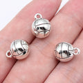 14x11mm 4.4g Multicolor Zinc Alloy 3D Volleyball Charm Pendant for DIY Necklace Bracelet Jewelry Making