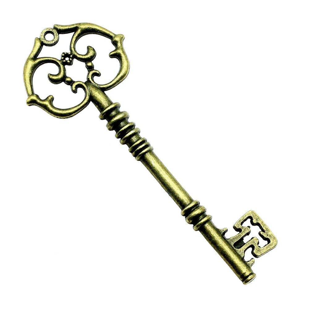 82x31mm 11g Multicolor Zinc Alloy Key Charm Pendant for DIY Bracelet Necklace Jewelry Making