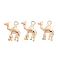 Small Camel Metal Charms in Seven Metallic Finishes view 8