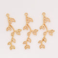Leafy Branch Metal Jewelry Connectors in 5 Finishes view 10
