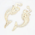 Mermaid Metal Charms in Five Metallic Finishes for Jewelry Making view 9