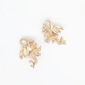 Detailed Flying Dragon Metal Charms in Five Finish Options view 9
