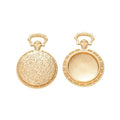 Vintage Pocket Watch Round Bezel Charms in Multiple Finishes for Jewelry Making view 11