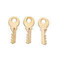 Assorted Mini Key Metal Charm Pendant in 6 Finishes for DIY Jewelry view 9