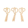 Barber Scissors Charm In Four Vintage Metal Finishes view 9
