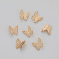 Double Sided Butterfly Metal Beads in Five Finish Colors view 9