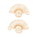 Folding Fan Charm in 4 Finishes for Jewelry Making view 8