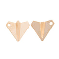 Folded Paper Airplane Metal Charms in Five Finishes view 9