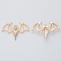 Spread Wing Bat Charm In 5 Metal Finishes For Jewelry Making view 9