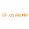 Open Book Metal Pendant Charms in 6 Distinct Finishes view 9