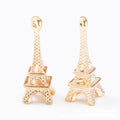Eiffel Tower Metal Pendant Charms in 7 Distinct Finishes view 9