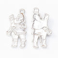 Santa Claus Charm in 3 Metal Finishes for Jewelry Making view 6